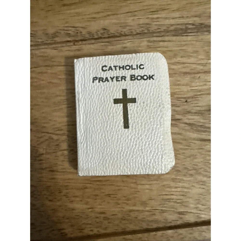 1935 Jewels of Prayer Mini Catholic Prayer Book Baby Bible Printed USA 2